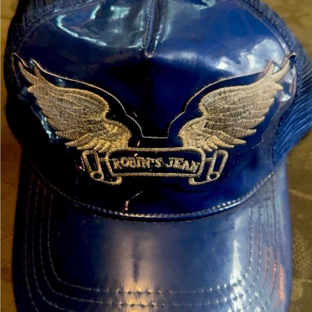 Robin's Jean Blue and Silver Winged Hat